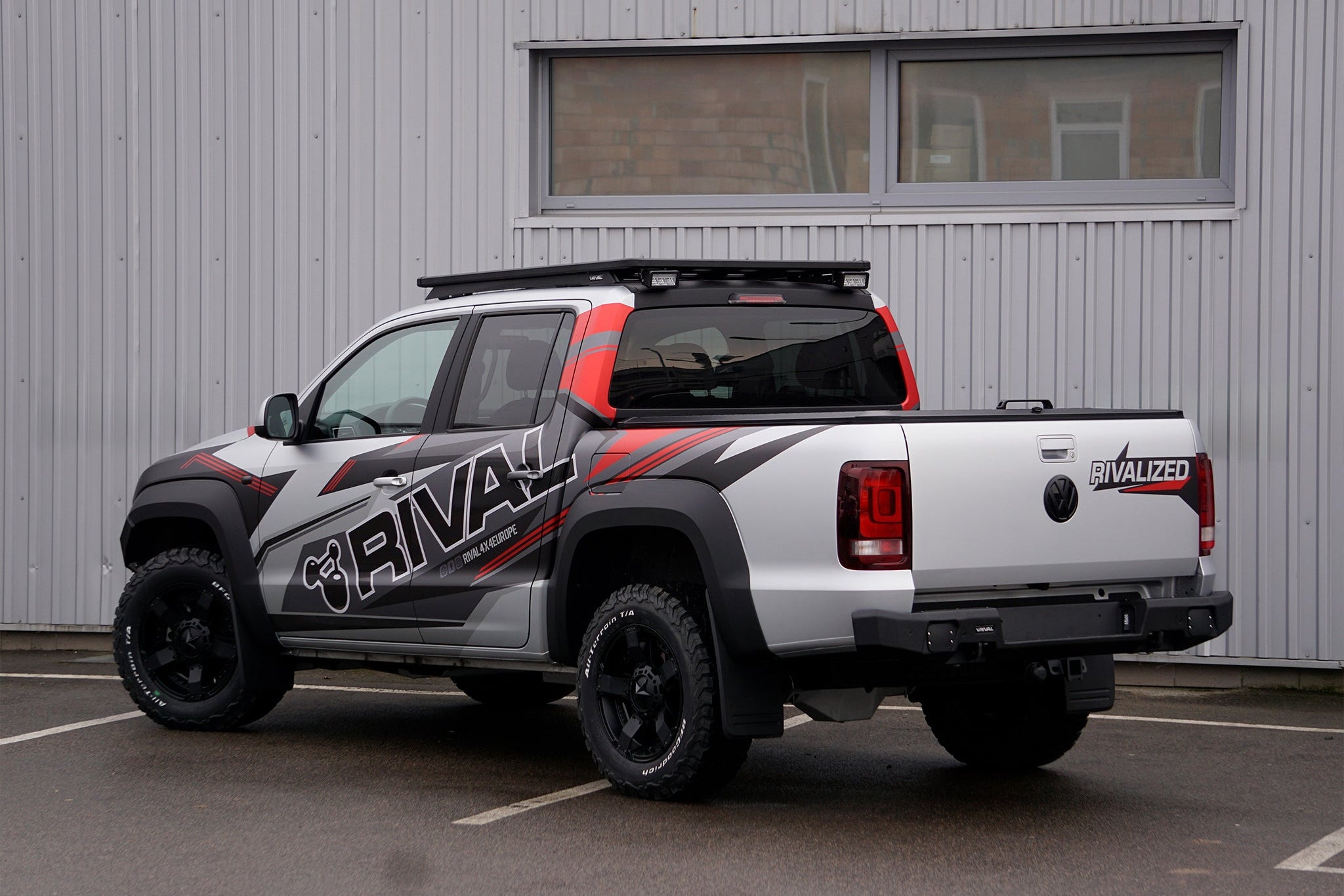 RIVAL4x4 Heck Stoßstange für Volkswagen Amarok 2010-2016; 2016-2022